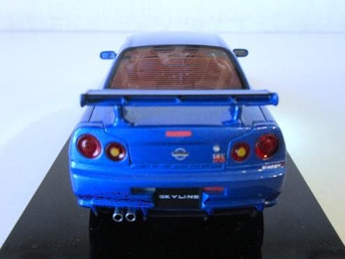 特価 BBR 1/43 日産 スカイライン GT-R(R34) ベイサイドブルー