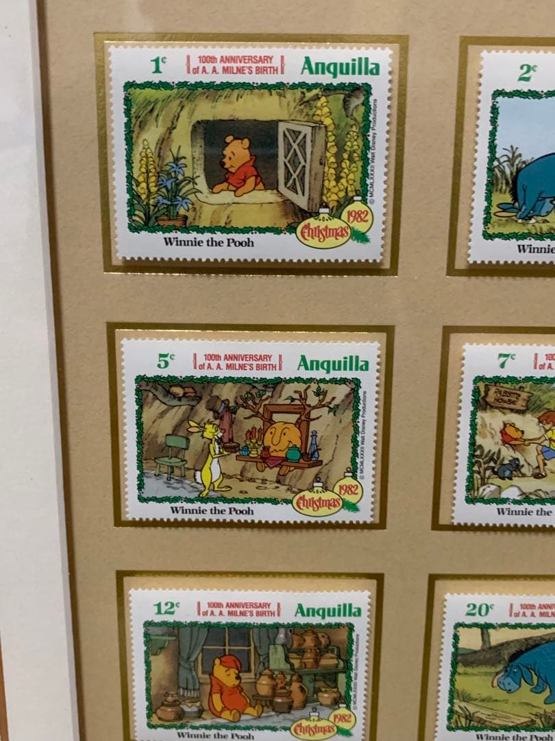 限定品 レア★くまのプーさん★150枚限定 100周年 スタンプアートギャラリー