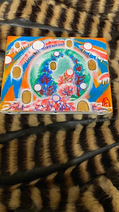 【アクリル画】商品名 小判伝説15 地球からのメッセージ　新品