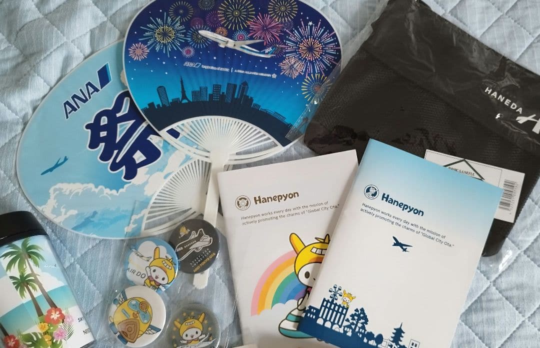 エアライングッズ まとめ売り 非売品多数 ANA スカイマーク 羽田空港