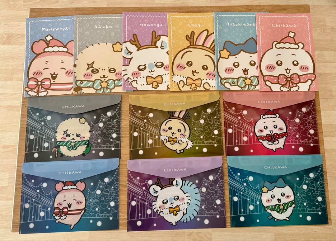 ちいかわ　セブンイレブン　セブンコラボ　クリアファイル　ノート　全種類　限定品 ちいかわ】コラボ限定「クリアファイル＆ノート」プレゼント！12月13日