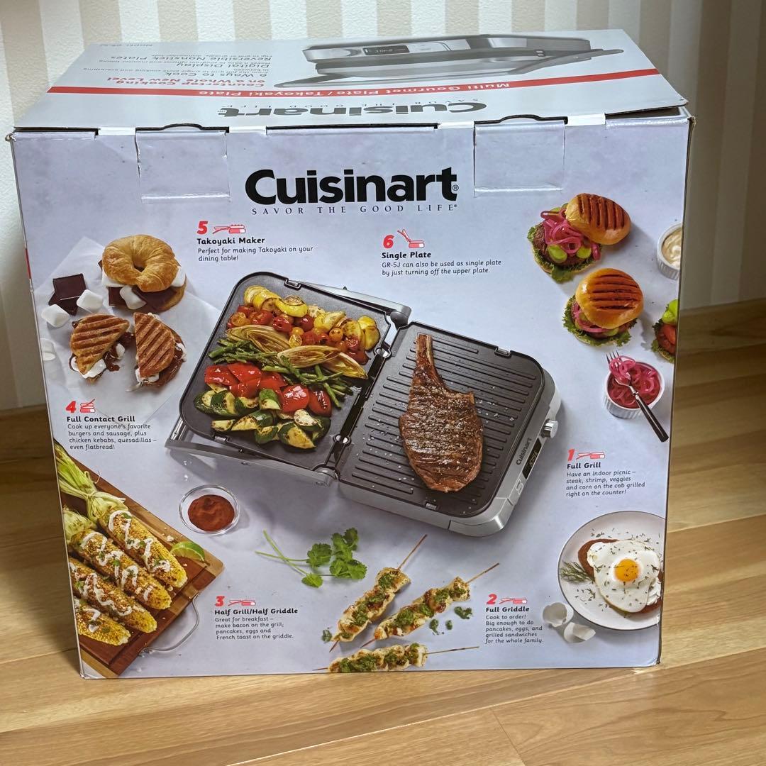 【未使用】クイジナート マルチグルメプレート たこ焼き ホットプレートGR-5J