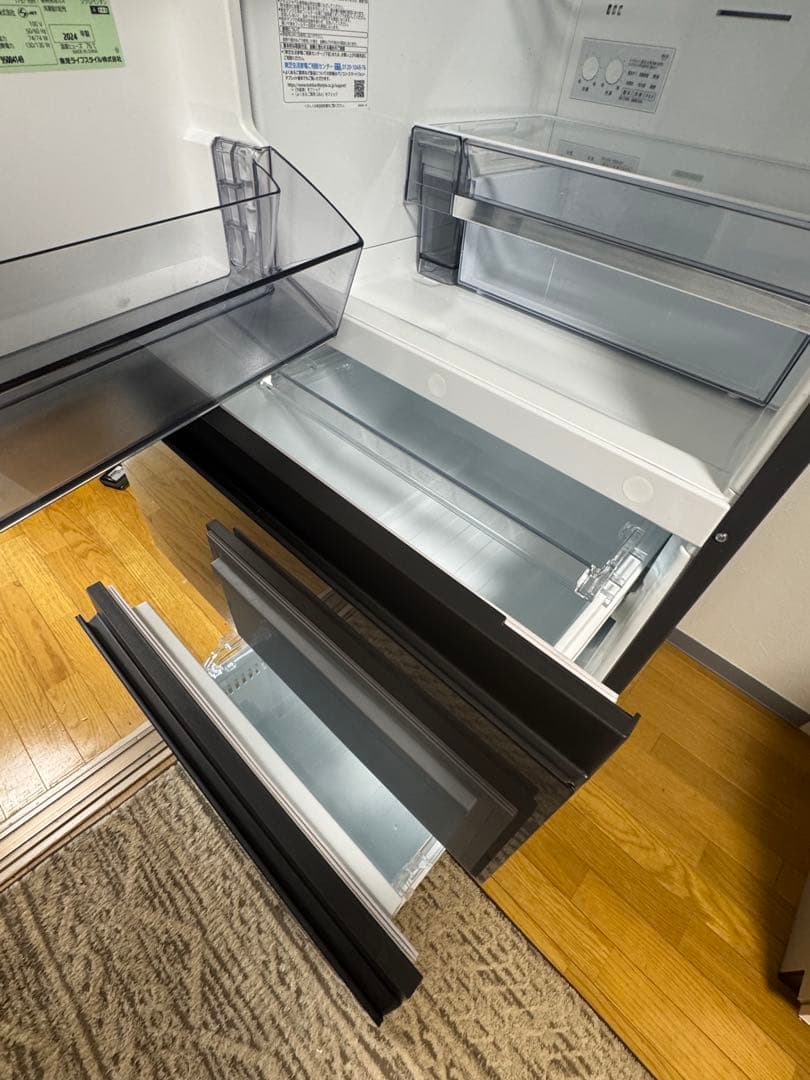 TOSHIBA GR-V365VL（ZH） 冷蔵庫 356L ブラック