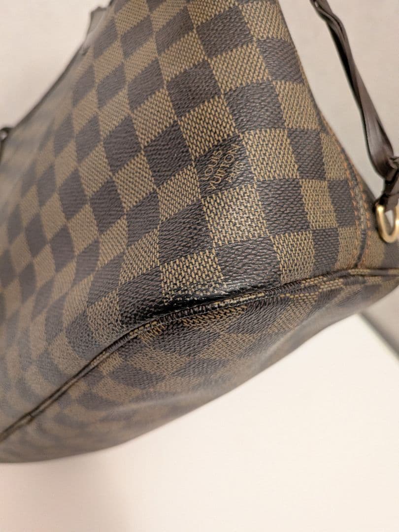 ルイヴィトン ネヴァーフルMM ショルダー トートバッグ ダミエ エベヌ