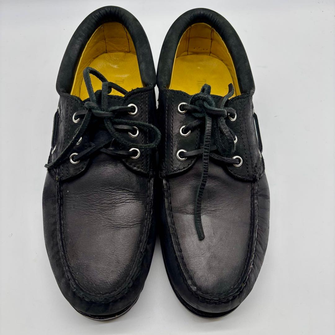 美品✨ timberland 3eye デッキシューズ ヌバック 黒 26.5