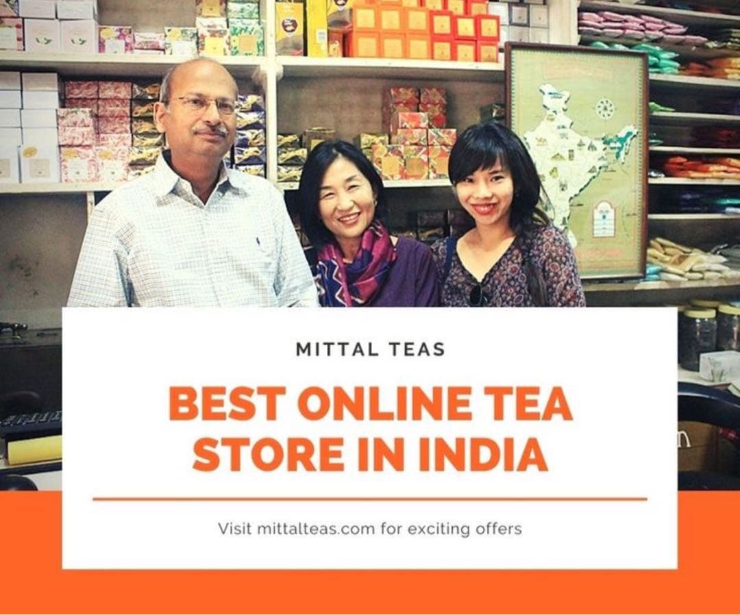 ミッタルティー ピーチ・カモミール 印度緑茶葉100gパウチ袋入り