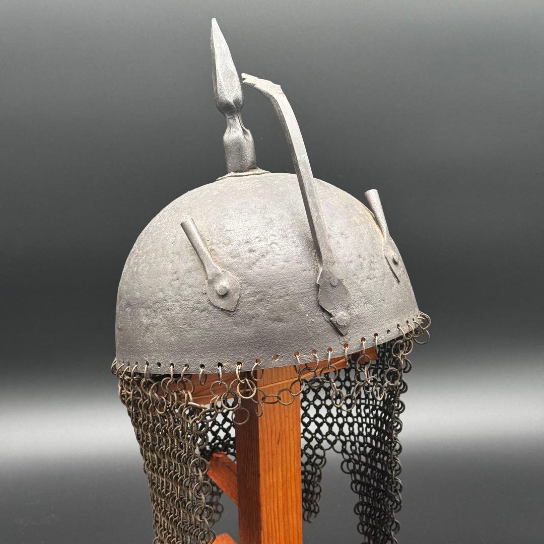鉄兜　モンゴル　鎖帷子　時代物
