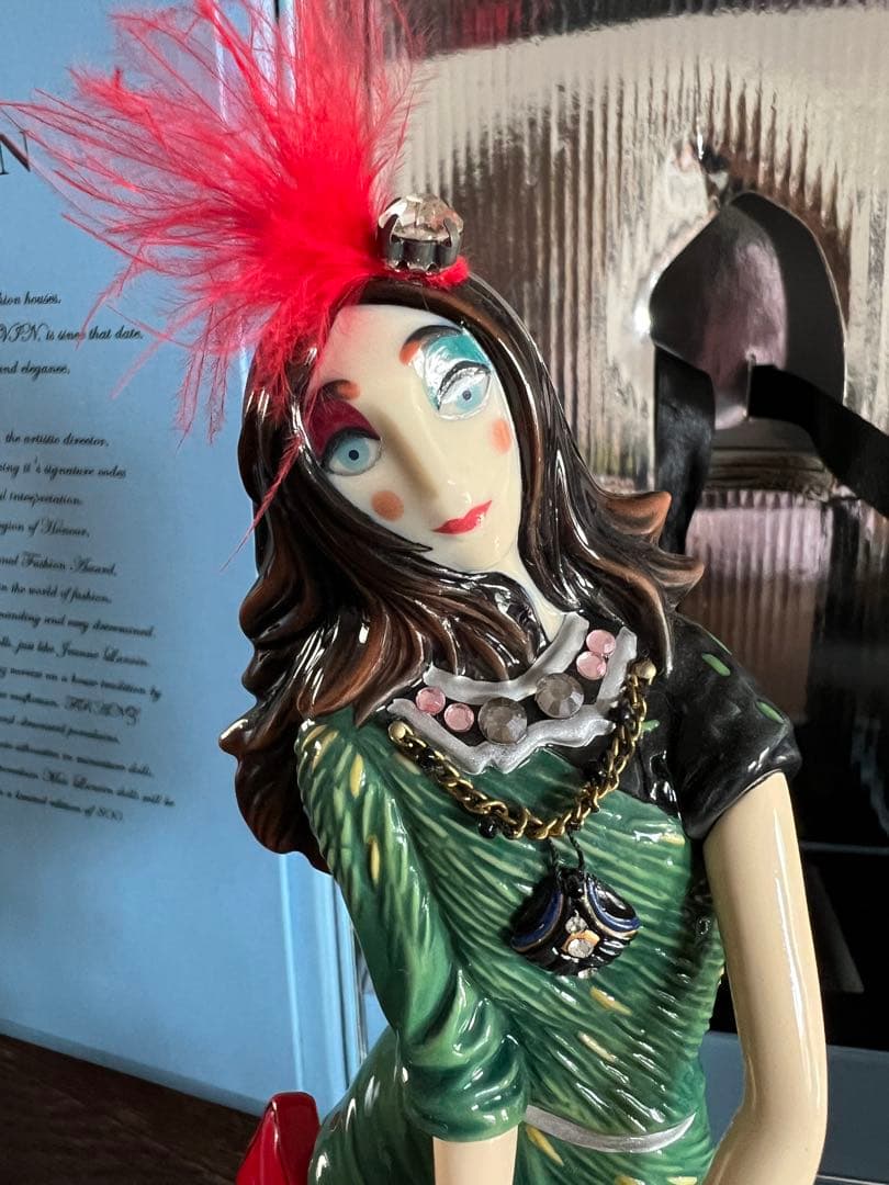 800体限定 ランバン × フランツ 陶器 人形 フィギュア◇3 限定800体