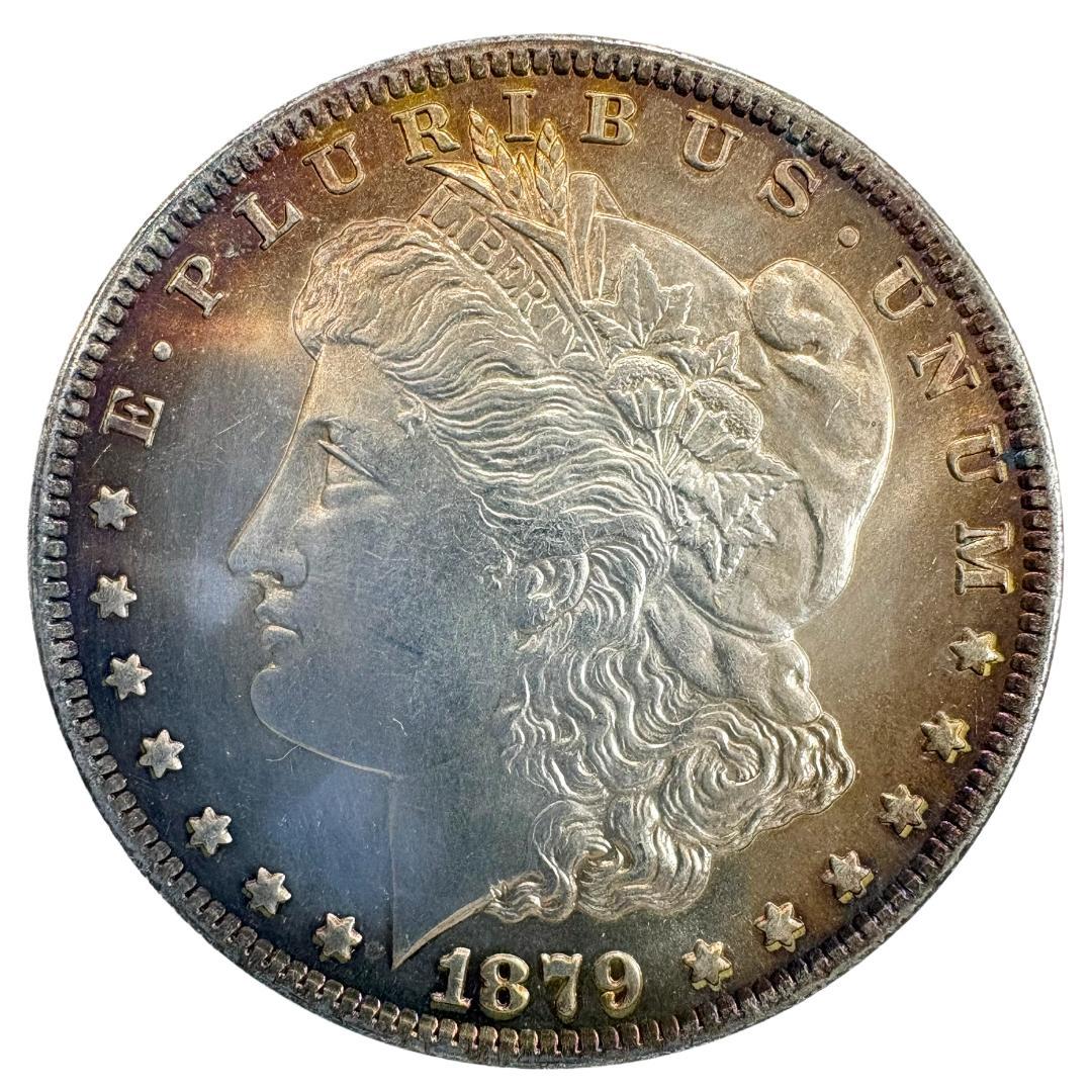 アメリカ モルガン 1ドル銀貨 1879年 S トーン加工 レプリカコイン