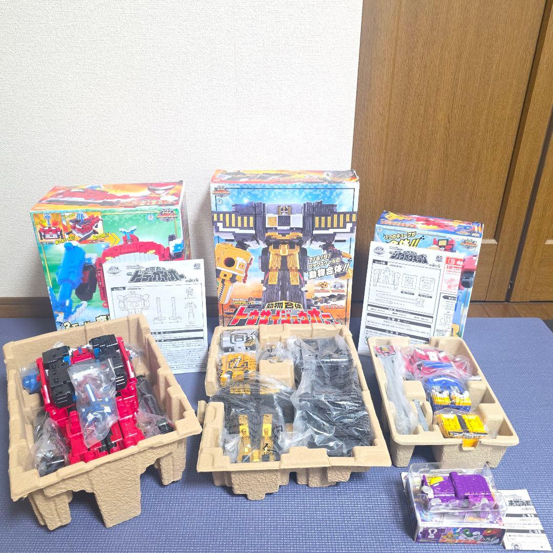 152】バンダイ 動物戦隊 ジュウオウジャーDX ロボセット