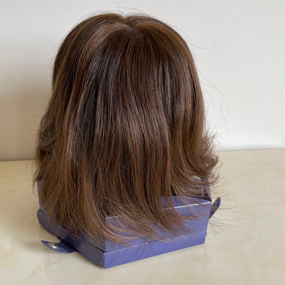 ミディアムショートウィッグレディース