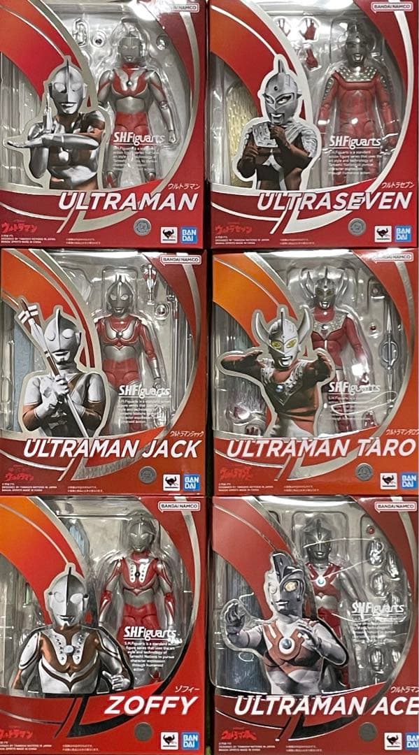 【土日限定価格最終値下げ】S.H.Figuartsウルトラ6兄弟セット 土日限定価格最終値下げ】S.H.Figuartsウルトラ6兄弟セット 土日限定