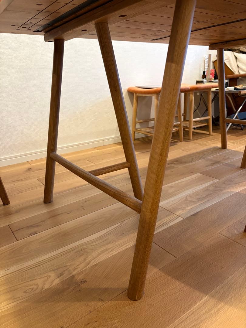 ダイニングテーブル AMOCC 小林幹也 ホワイトオーク 幅150cm 北欧家具