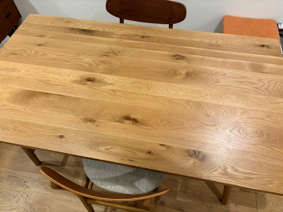 ダイニングテーブル AMOCC 小林幹也 ホワイトオーク 幅150cm 北欧家具