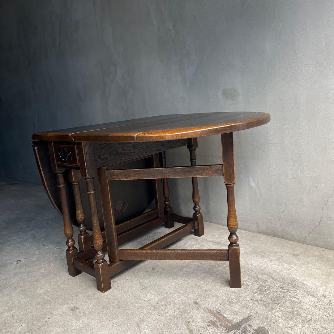 極美品 飛騨産業 PROVINCIAL プロヴィンシャル ゲートレッグテーブル