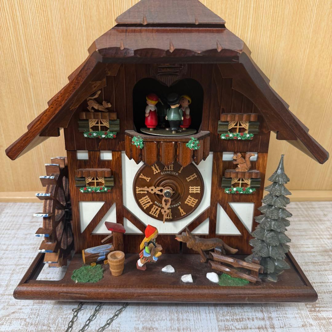 レア　Schneider シュナイダー製　鳩時計　ドイツ