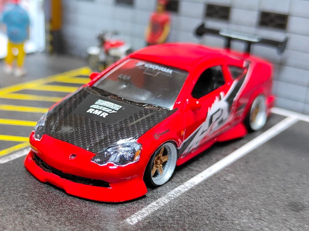 ホットウィールカスタム ホンダ インテグラ CD5 ワイスピ仕様 レアトミカ改造