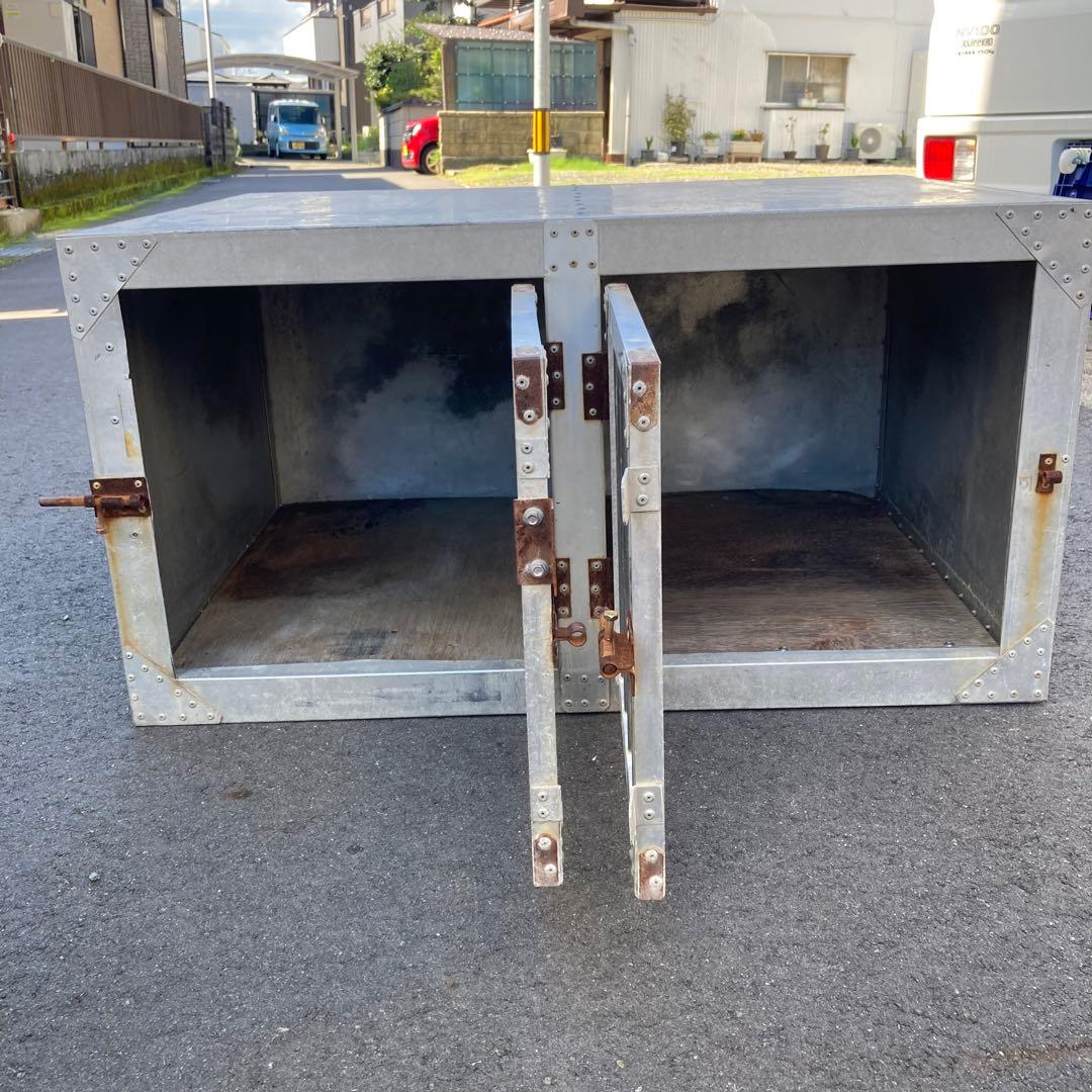 送料込】アルミ輸送犬舎 ドッグケージ 2頭用 - メルカリ