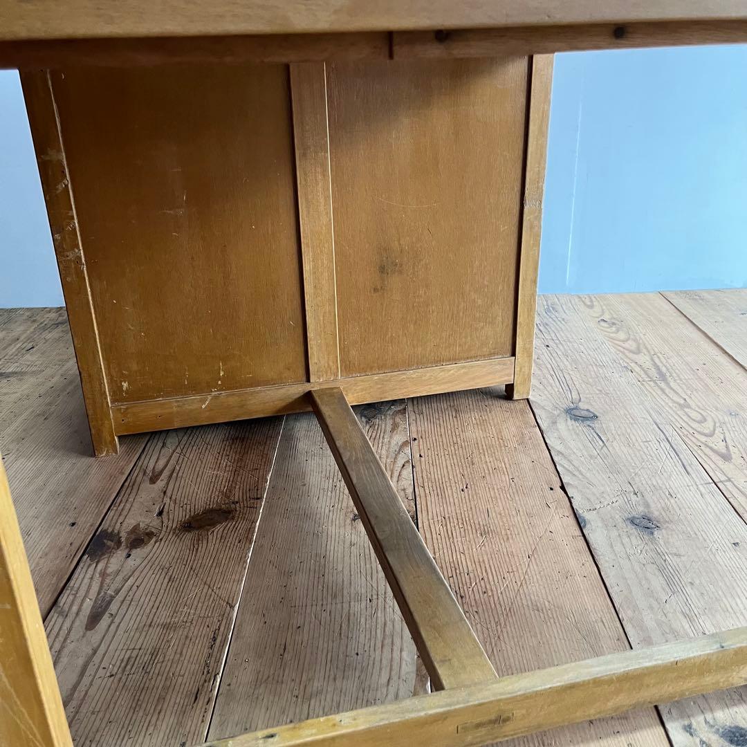 アンティーク 片袖机 デスク テーブル モダン レトロ