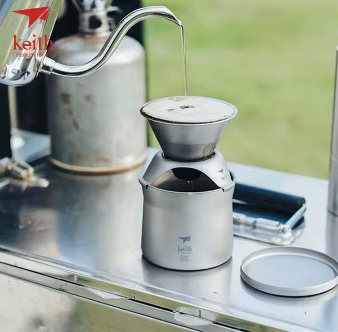 【美品】Keith チタン コーヒーセット