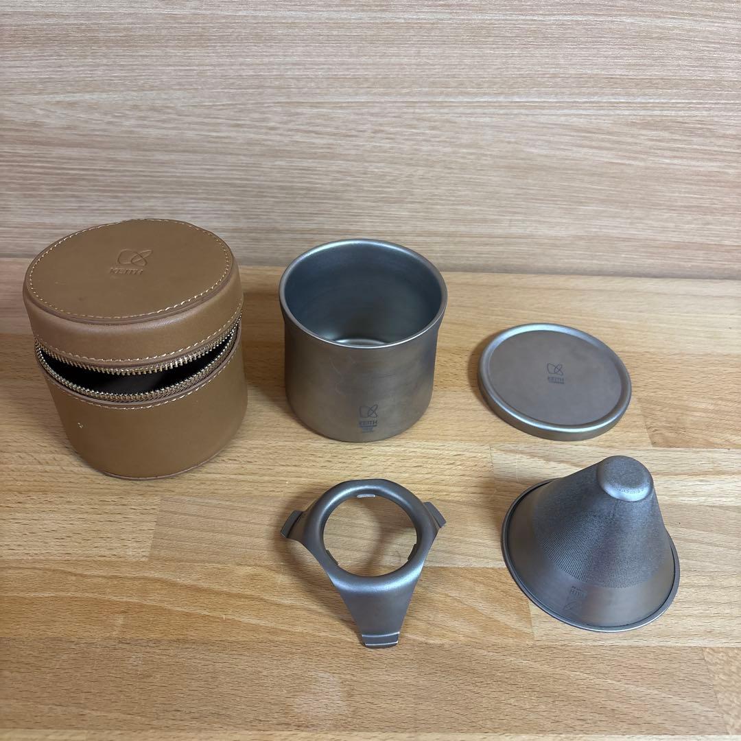 【美品】Keith チタン コーヒーセット
