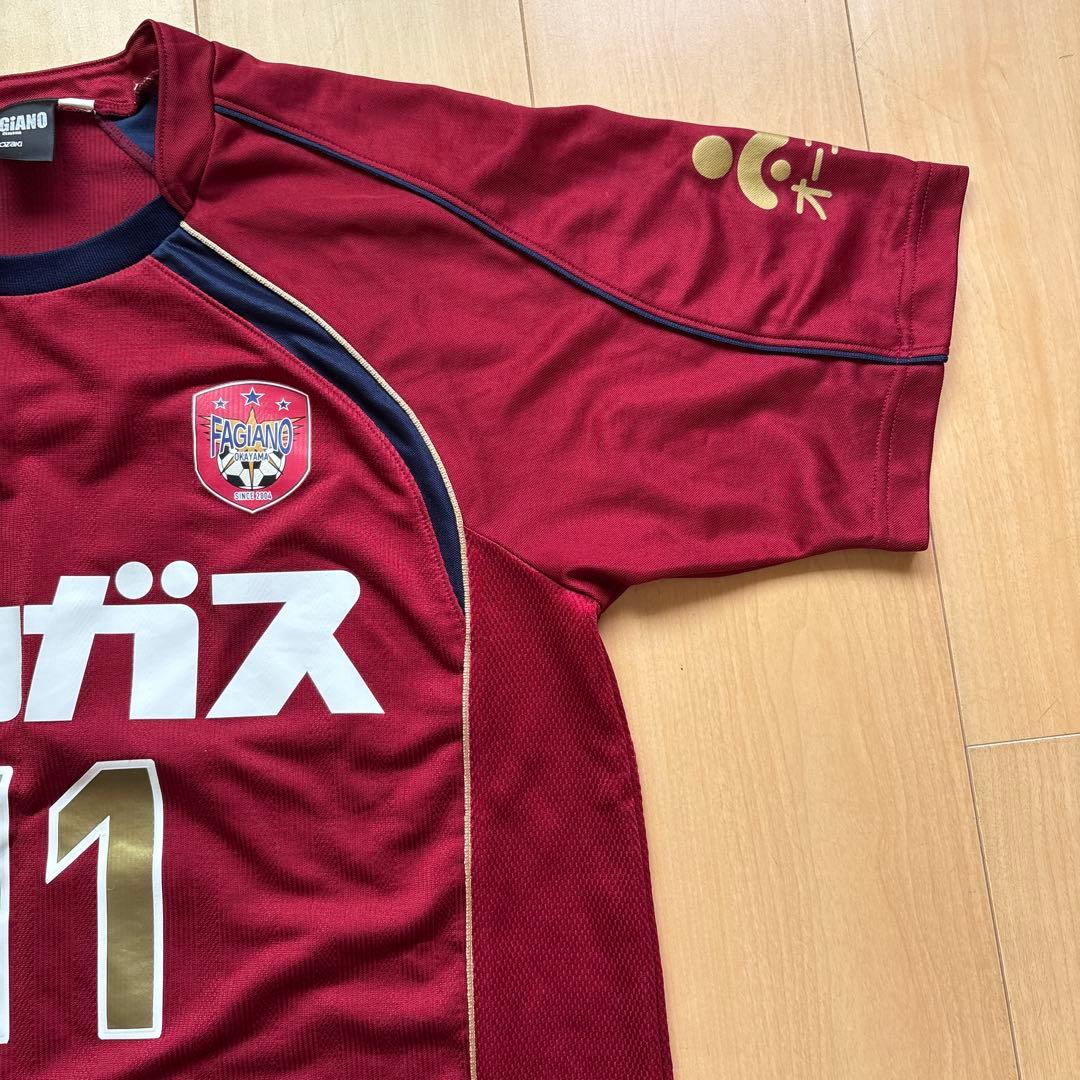 ファジアーノ岡山 レプリカユニフォーム11番の通販はau PAY マーケット