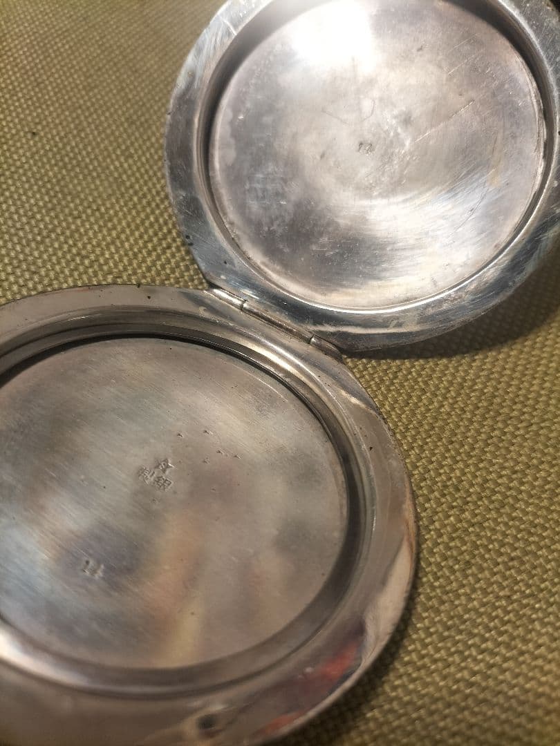 ヴィンテージ　純銀　コンパクト