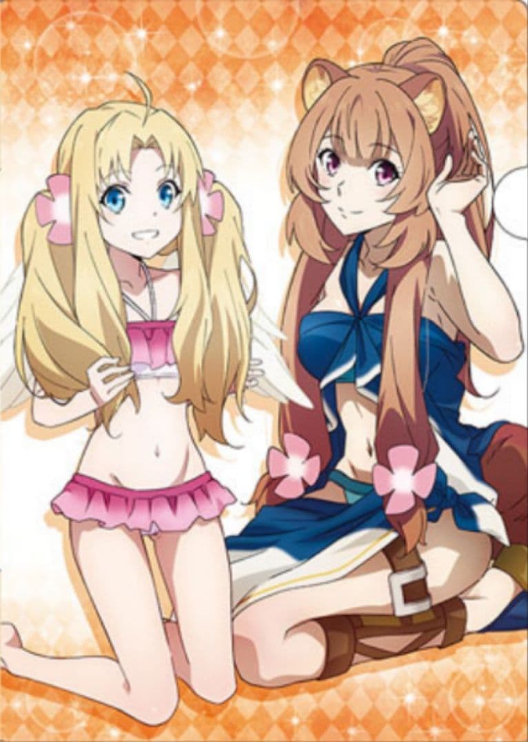 盾の勇者の成り上がり ラフタリア＆フィーロ 水着 A4クリアファイル