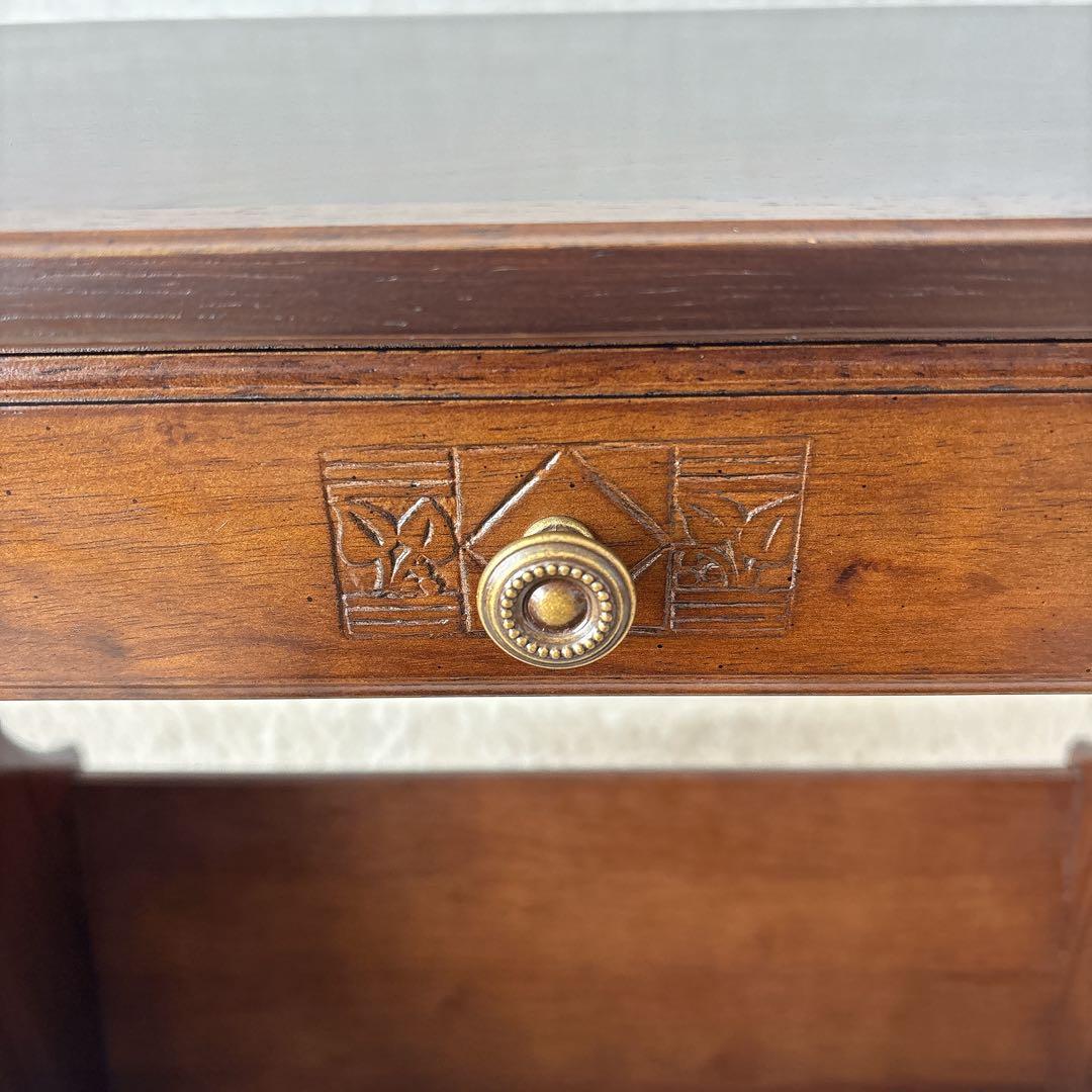 限定品】カリモクDirettore ディレトーレ 電話台 花台 引き出し 日本製