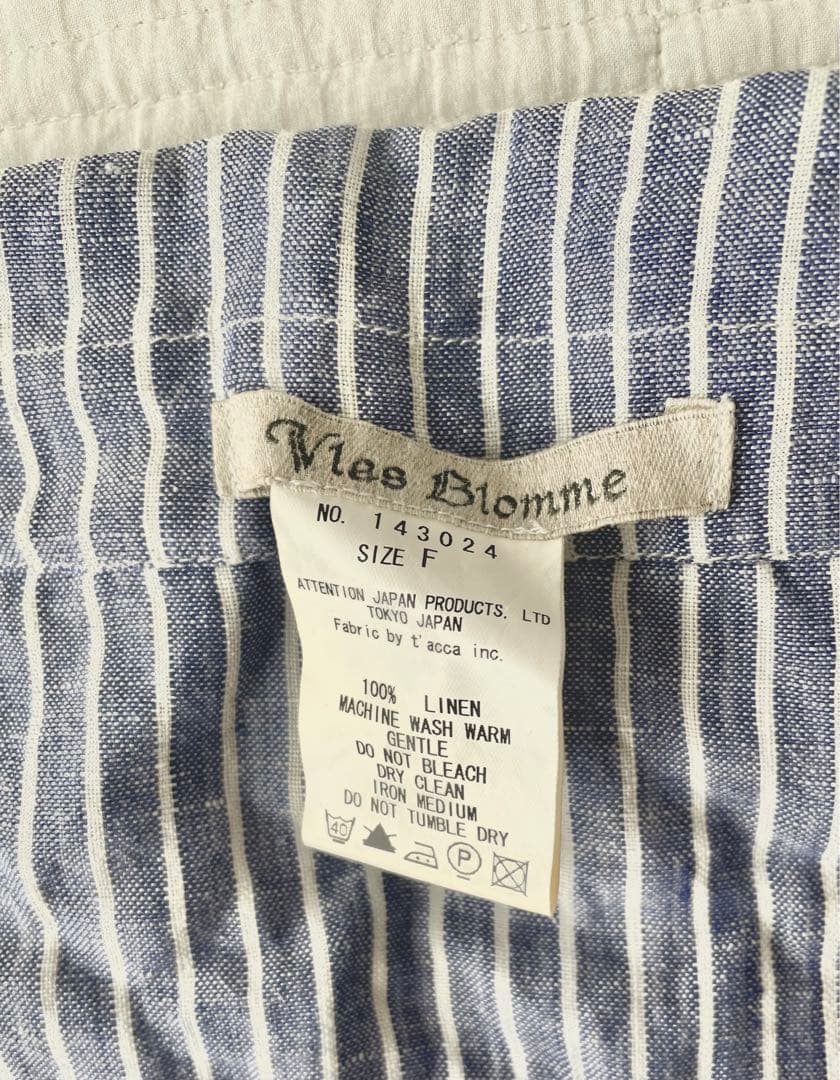 未使用美品 ブラスブラムVlas Blomme リネンアクセサリー