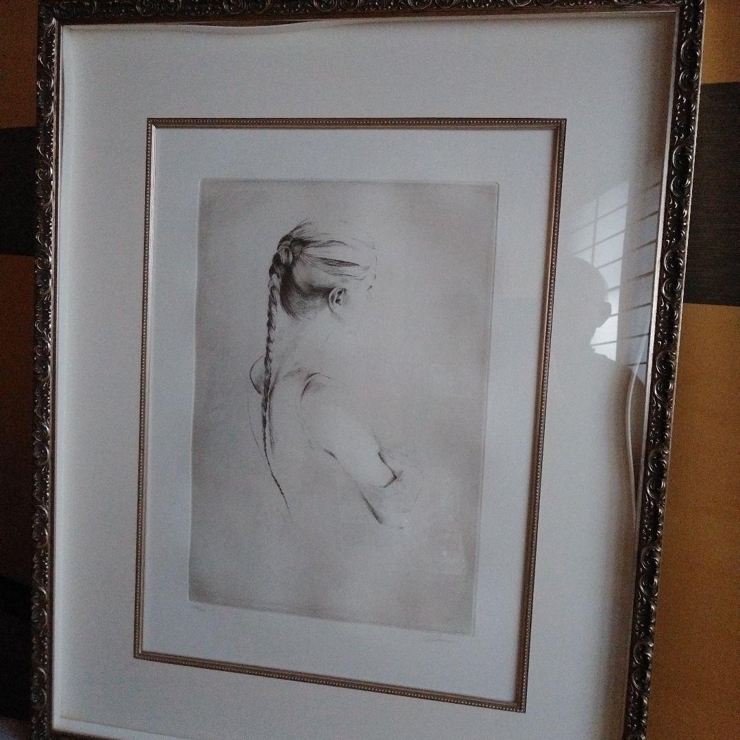 CHASE CHEN (チェイス・チェン) 『モニカ』銅版画