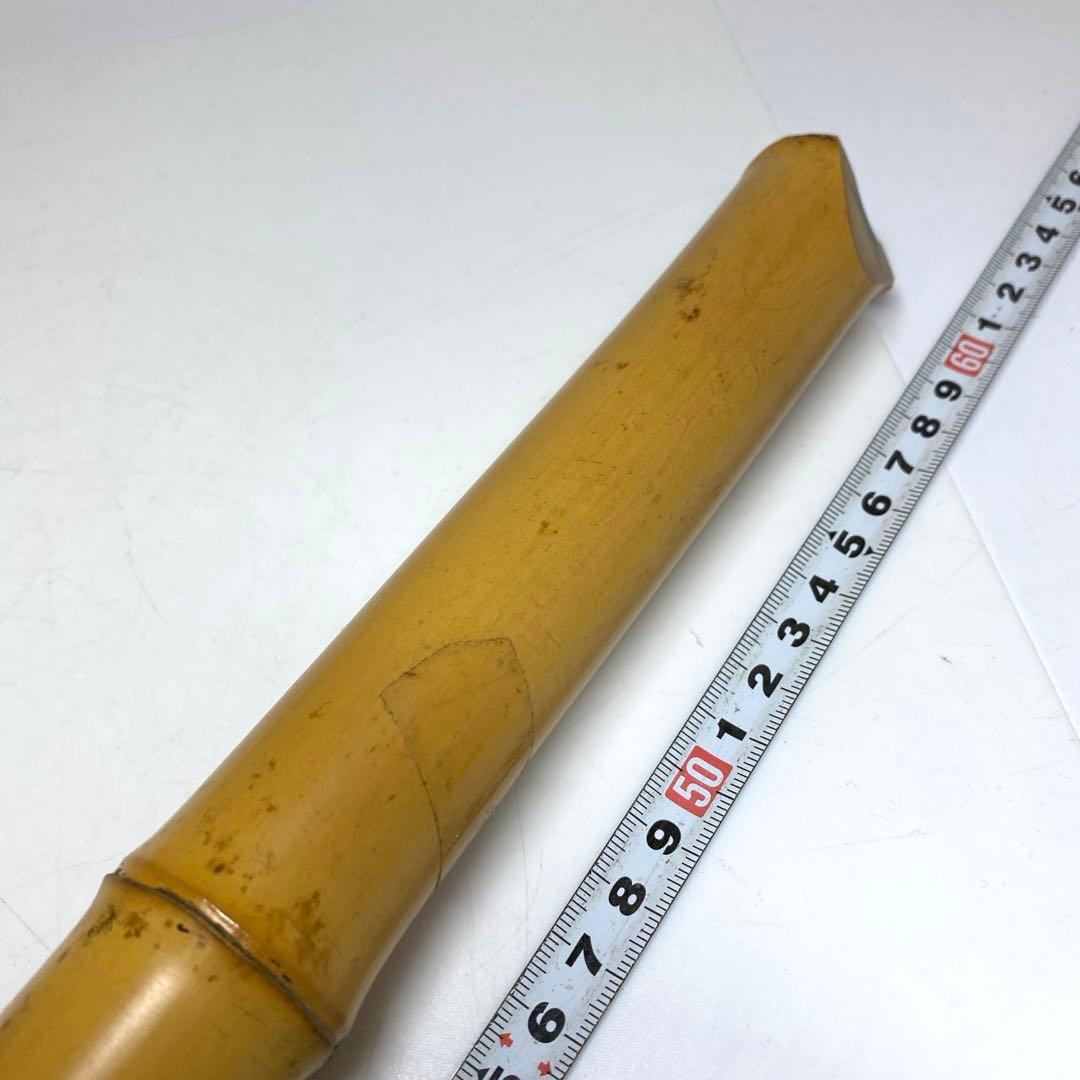 竹風在銘 銀三尺八 約42.5cm 東N7-1026① 楽器・機材