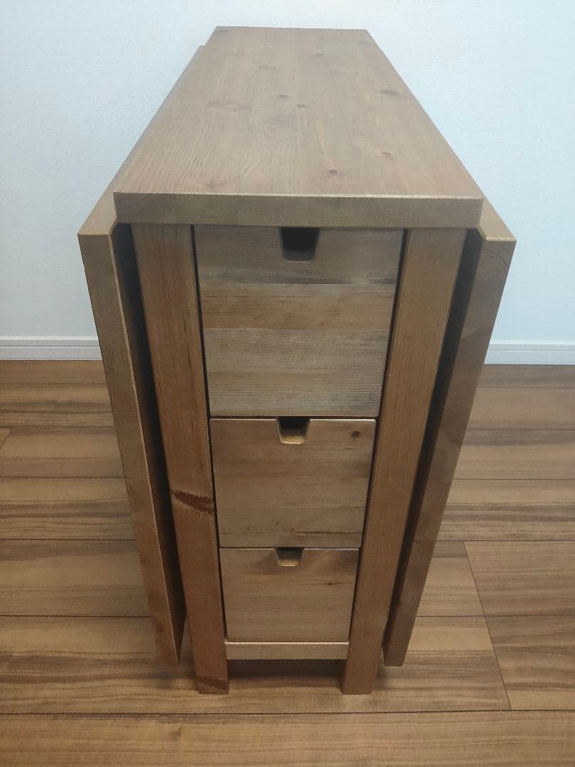 はっぱみんと☆！！廃盤カラー　IKEAノールデン　ダイニングテーブル