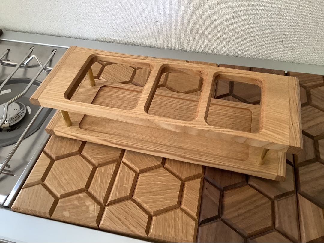 IGTハーフユニット スパイスホルダー タモ タイプA