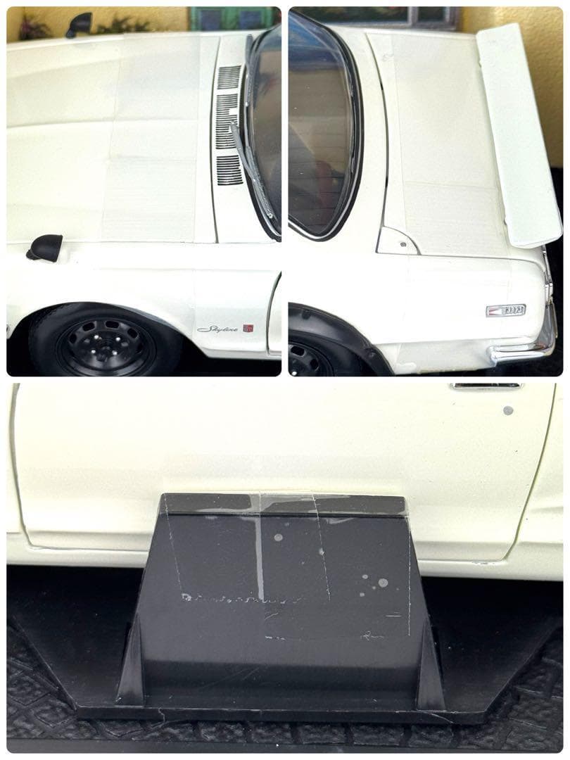 京商1/18日産スカイライン2000GT-R KPGC10 ホワイト ハコスカ