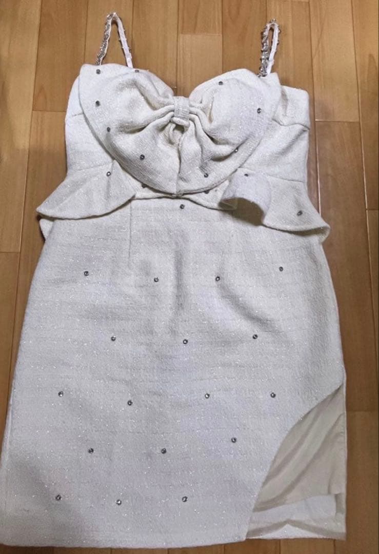 Jewels ジュエルズ ツィード ワンピース クリスマス キャバドレス L