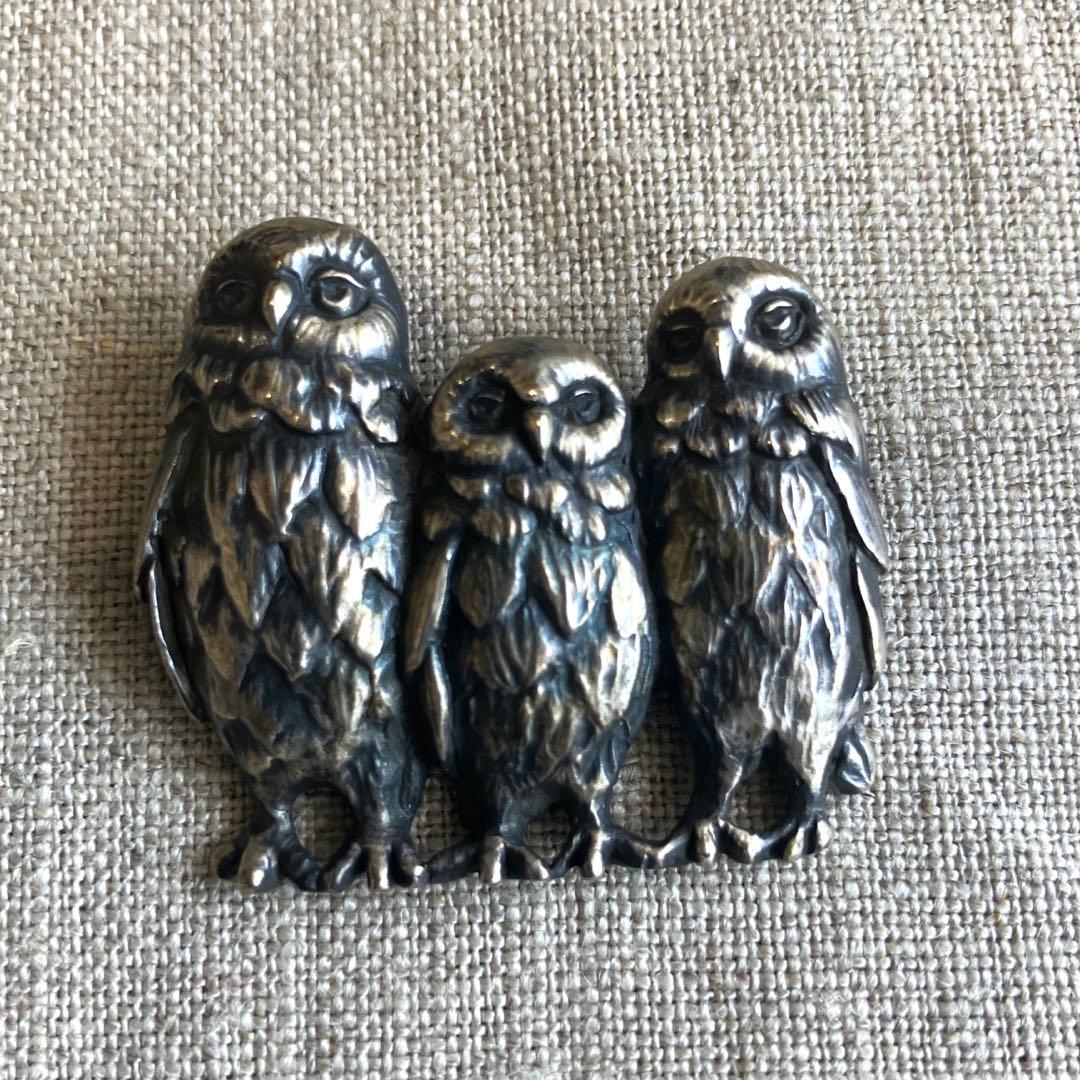 Lisette リゼッタ　ブローシュ・イボー　フクロウ　シルバー Lisette リゼッタブローシュ・イボーフクロウシルバー