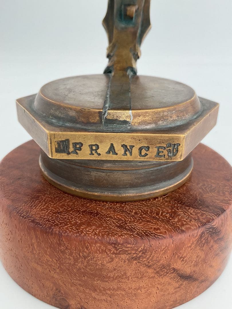 FrenchLady1910Bronze貴婦人JMTrident三叉槍貴族王公族