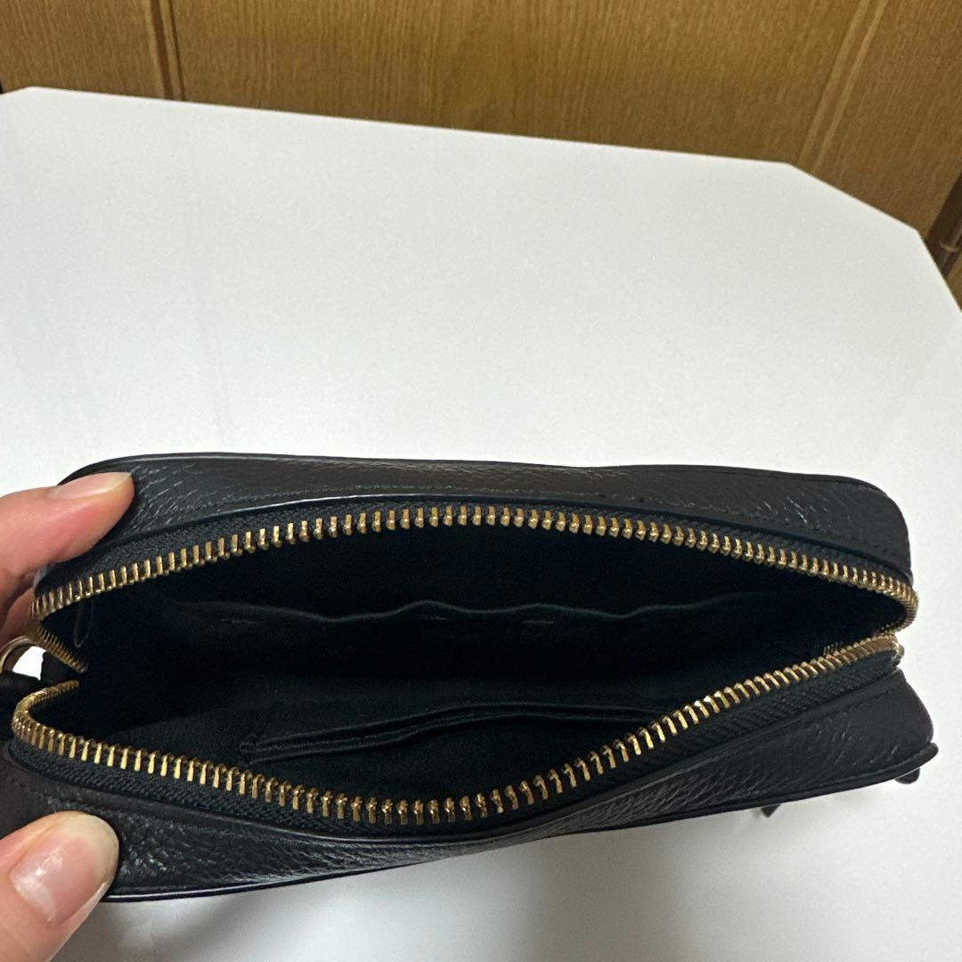 COACH ショルダーバッグ レザー ブラック