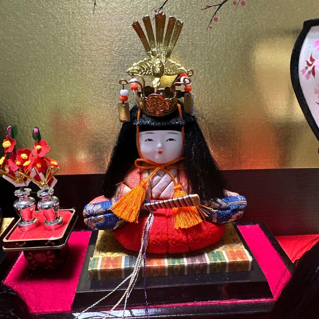 3805▼お雛様　久月木目込み五段飾り雛人形