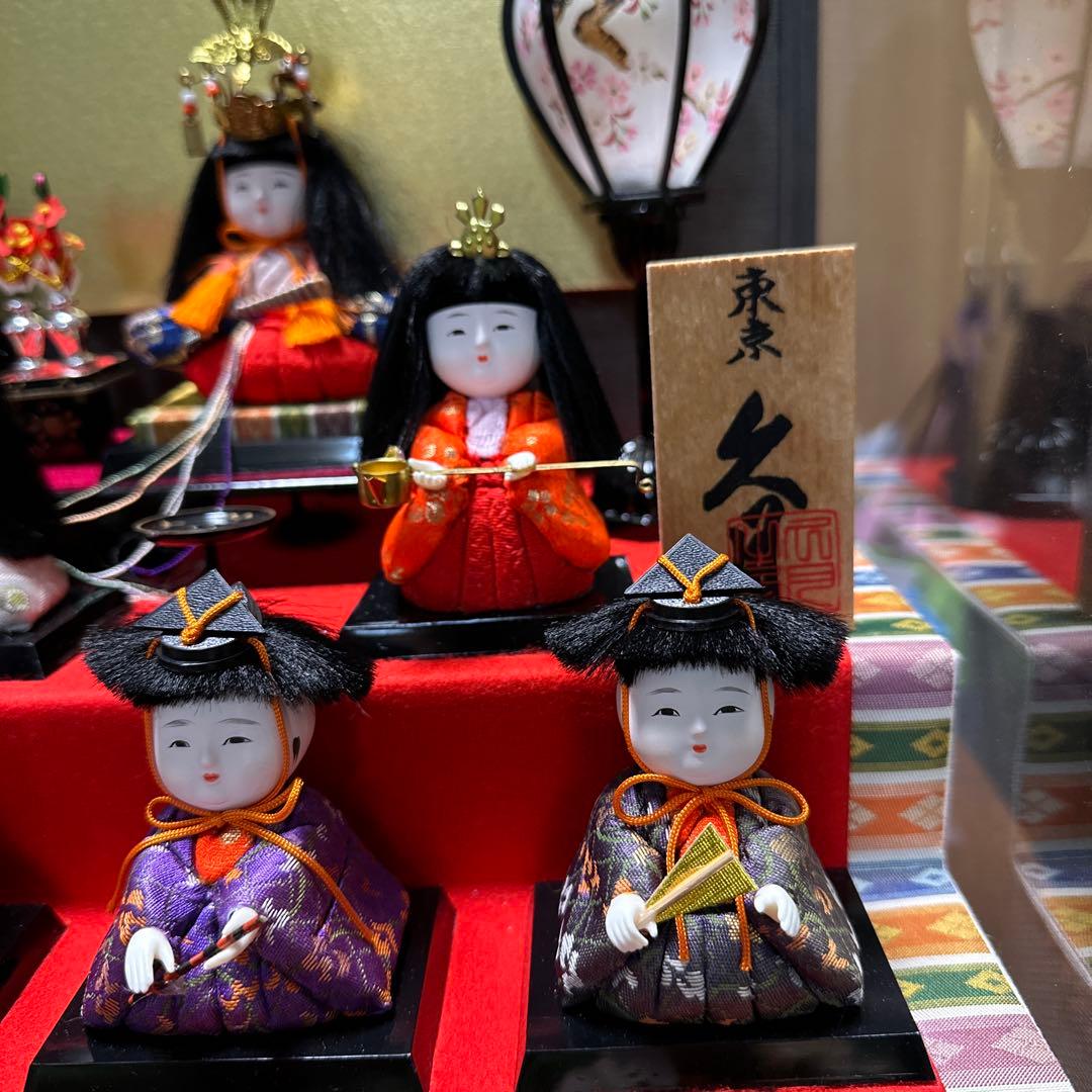 3805▼お雛様　久月木目込み五段飾り雛人形