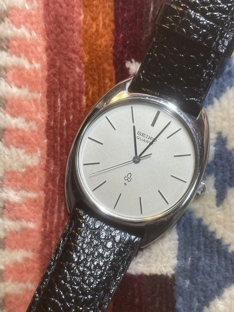 【希少⭐️ビンテージ】SEIKO クォーツ 腕時計 シャリオ シルバー ベルト新品