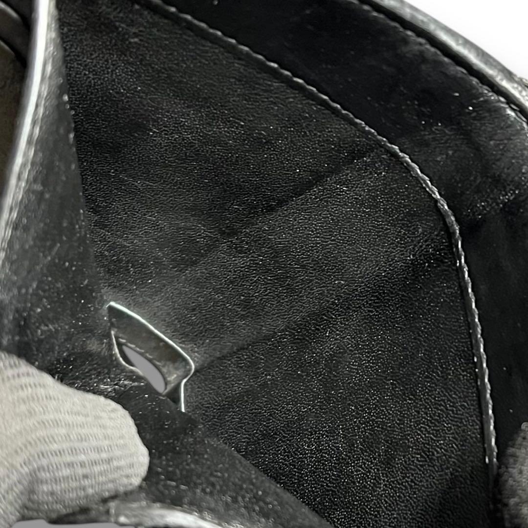 美品 サンローラン YSL カサンドラ レザー 財布 折財布 ウォレット 型押し