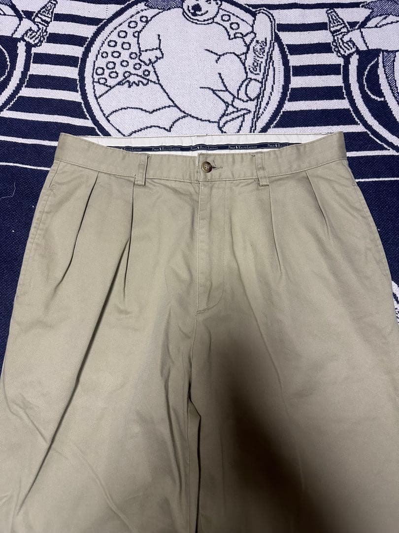 人気ファッション - 90s usa製 polo Ralph Lauren チノパン ベージュ