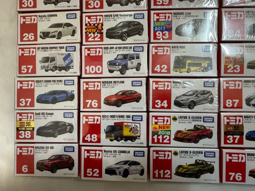 トミカ　未開封100台まとめ売り　ミニカー　プレミアム
