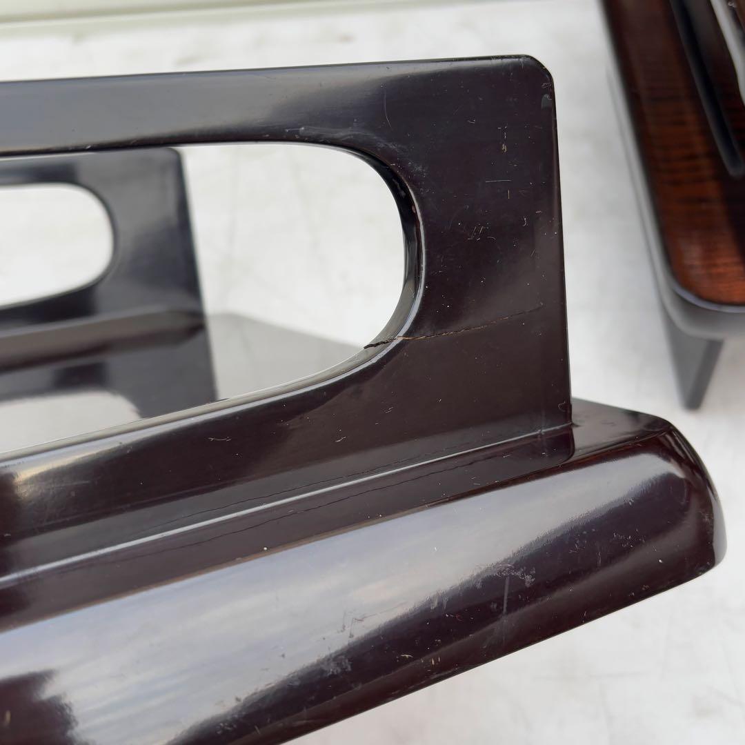 超高級、おもてなしにいかがですか？高台なお盆　漆器　脚付盆