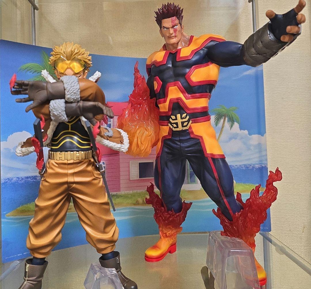 僕のヒーローアカデミア 一番くじ 紡ぐ力 C賞 エンデヴァー、D賞ホークス