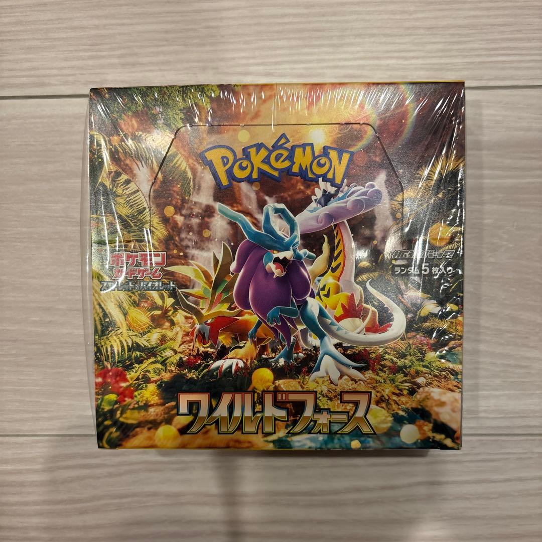 未開封】ポケモンカードゲーム ワイルドフォース 1ボックス シュリンク