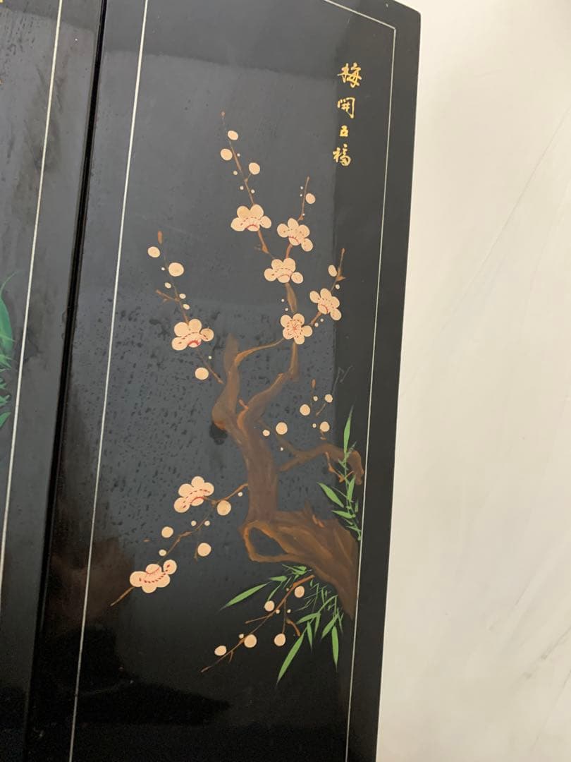 中国　ミニ屏風　ついたて　衝立