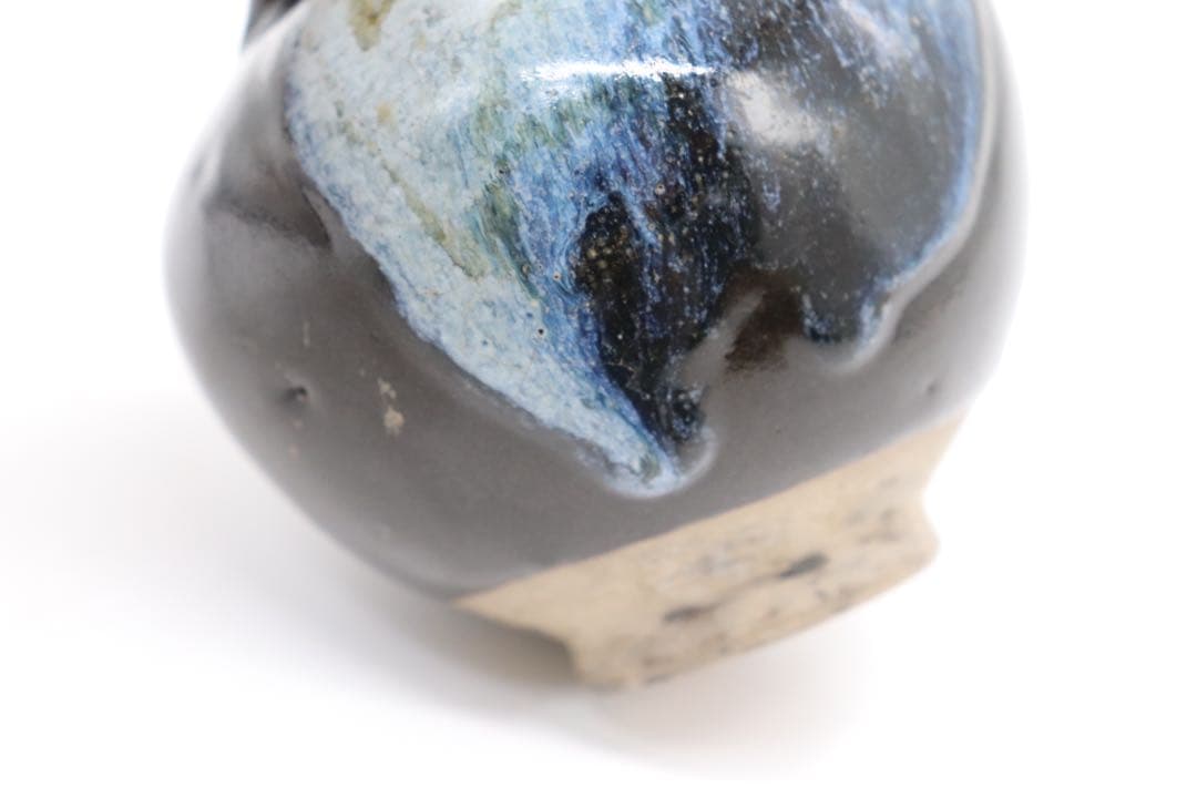 中国 鈞釉蓋耳瓢箪瓶 送料込み0111